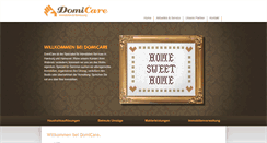 Desktop Screenshot of domicare.de